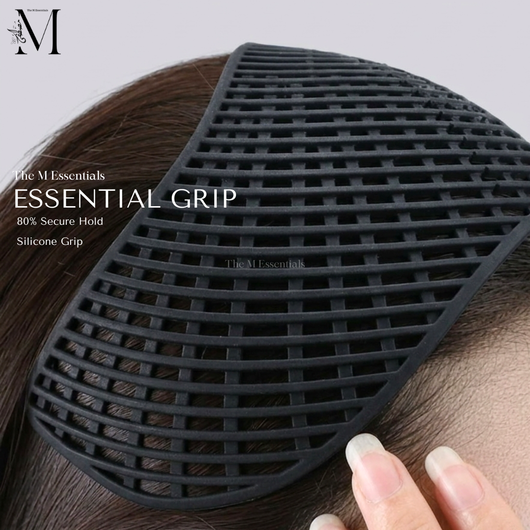 The M Essential Silicone Anti slip Hijab Grip also known as "Hijab Crown" and "Hijab Taj"