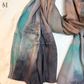 Printed Modal Hijab - Deep Sea