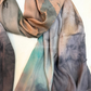 Printed Modal Hijab - Deep Sea