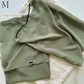 Sage green niqab hijab set