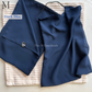 Dark blue niqab hijab set UAE
