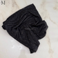 Black Jersey Chaddar with stones - Large Hijabs by The M Essentials