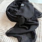 Black Premium Powder Chiffon Hijab – Elegant & Timeless | Made in Indonesia