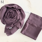 Dark Purple Niqab Set