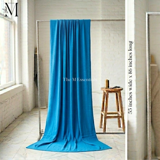 Blue Big Cotton Jersey HIjab