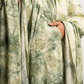 Sage Green Printed Prayer Dress with Front Pocket | The M Essentials